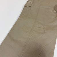 Natural Reflections Cargo Trousers Womens Size 10(W34) Khaki Cotton Zip Pocket