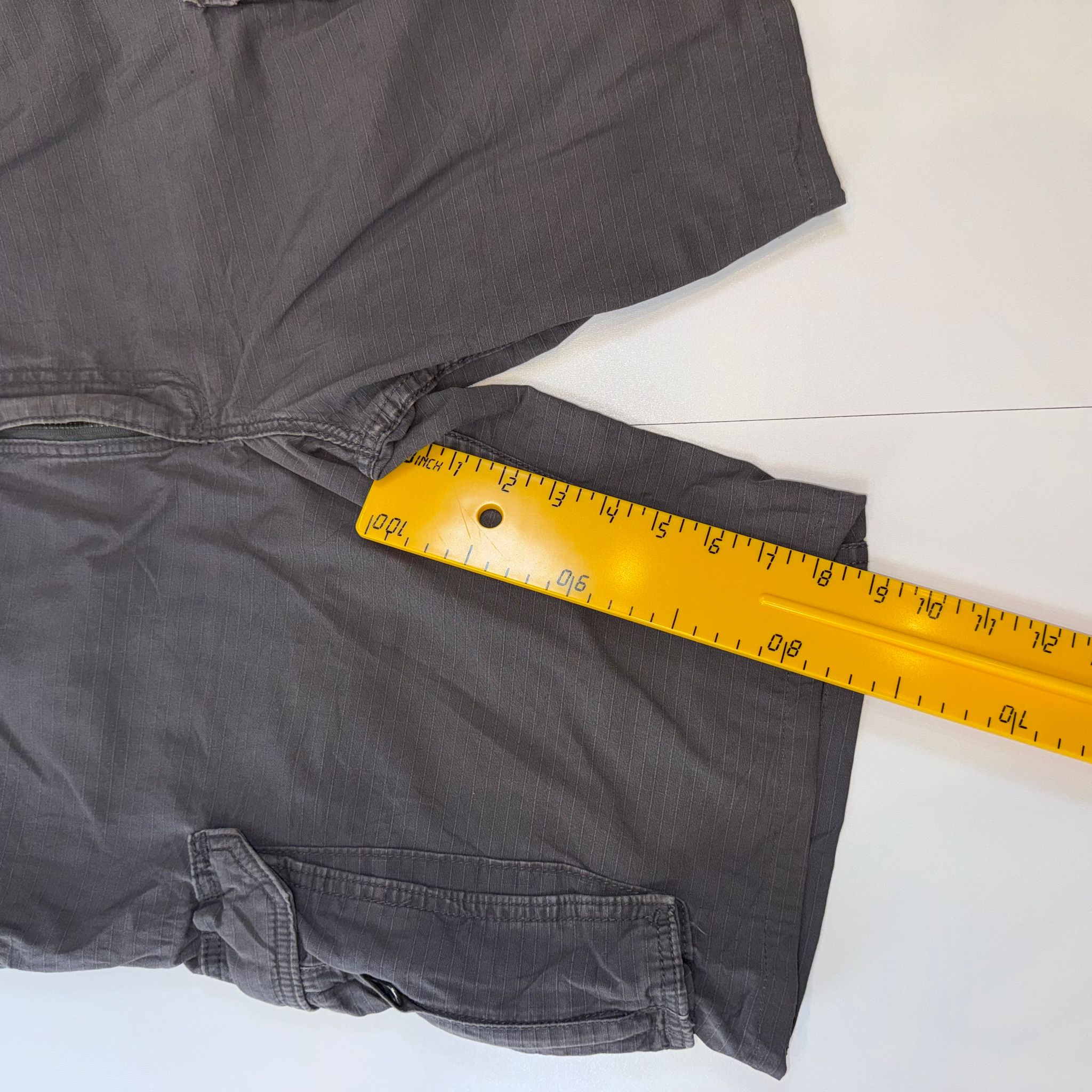 Carhartt Force Relaxed Fit Cargo Shorts Grey Ripstop Men’s Size W38