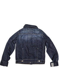 Dsquared2 Denim Trucker Jacket Dark Wash Fitted Cropped Size M