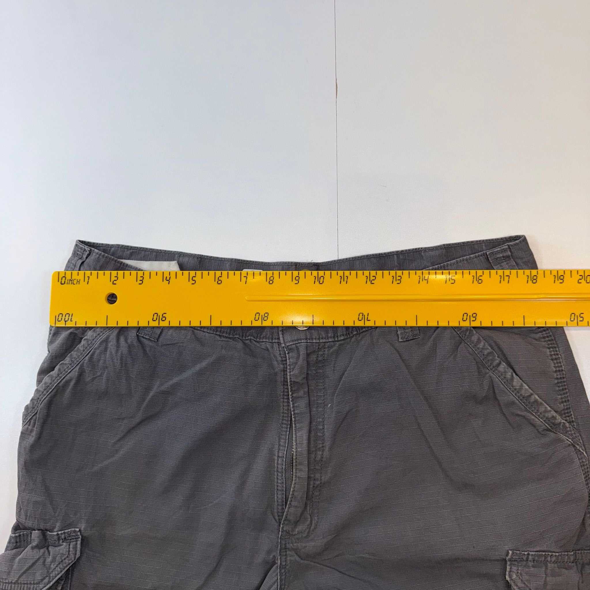 Carhartt Force Relaxed Fit Cargo Shorts Grey Ripstop Men’s Size W38