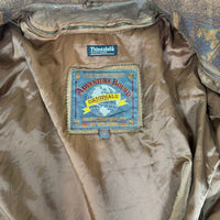 Adventure Bound By Wilsons Leather Bomber Jacket Tan Thinsulate Size M