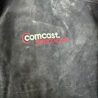 NBA Genuine Leather Varsity Jacket Comcast Spectacor Philly Patches Size XL
