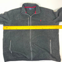 Polo Ralph Lauren Performance Fleece Jacket Black Full Zip Mens Size 4XB