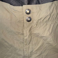 The North Face Women's Nylon Hiking Shorts Khaki Beige Size M Lightweight Outdoor