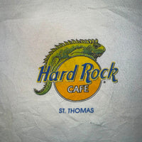 Hard Rock Cafe St. Thomas Iguana Graphic T-Shirt White Size L