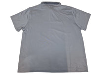 Under Armour Performance Golf Polo Shirt Grey Coral Stripe Mens 4XL Loose Fit