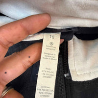 Lululemon Cropped Zip-Up Track Jacket with Motivational Print (Size 10)