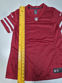 Nike NFL On Field Womens Football Jersey Red White Stripe Blank Size L