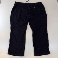 Carhartt Cargo Capri Trousers Navy Blue Utility Workwear Cropped Pants W34 W36