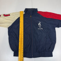 Vintage 90s Logo Athletic Atlanta 1996 Olympics Windbreaker Jacket USA Navy L