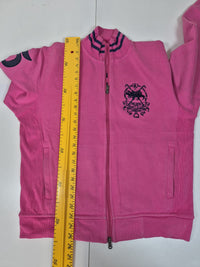 Polo Ralph Lauren Pink Full Zip Track Jacket Polo Crest Size M/L