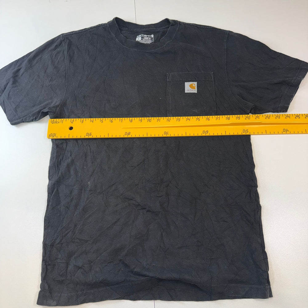 Carhartt Black Pocket T-Shirt Loose Fit Men’s Size Small S Workwear Tee
