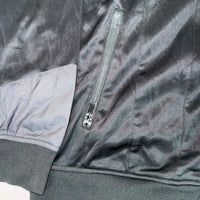 Ecko Unltd Track Jacket Black Grey Colourblock Rhino Graphic Zip Up Size S