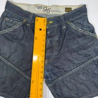 G-Star Raw Elwood 5620 Denim Carpenter Shorts Dark Wash Size 34