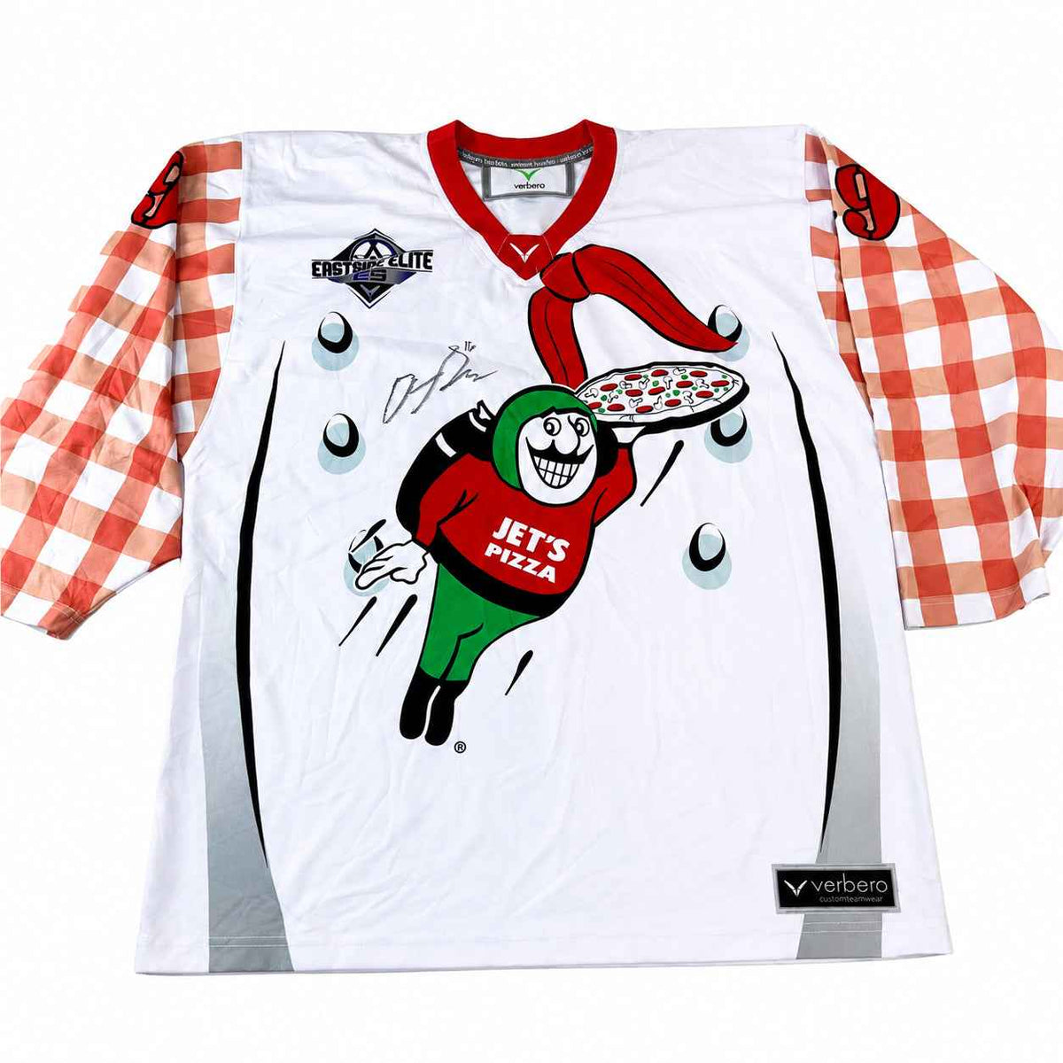 Verbero Custom Team Hockey Jersey, "Jet's Pizza" Eastside Elite Design, Size XL