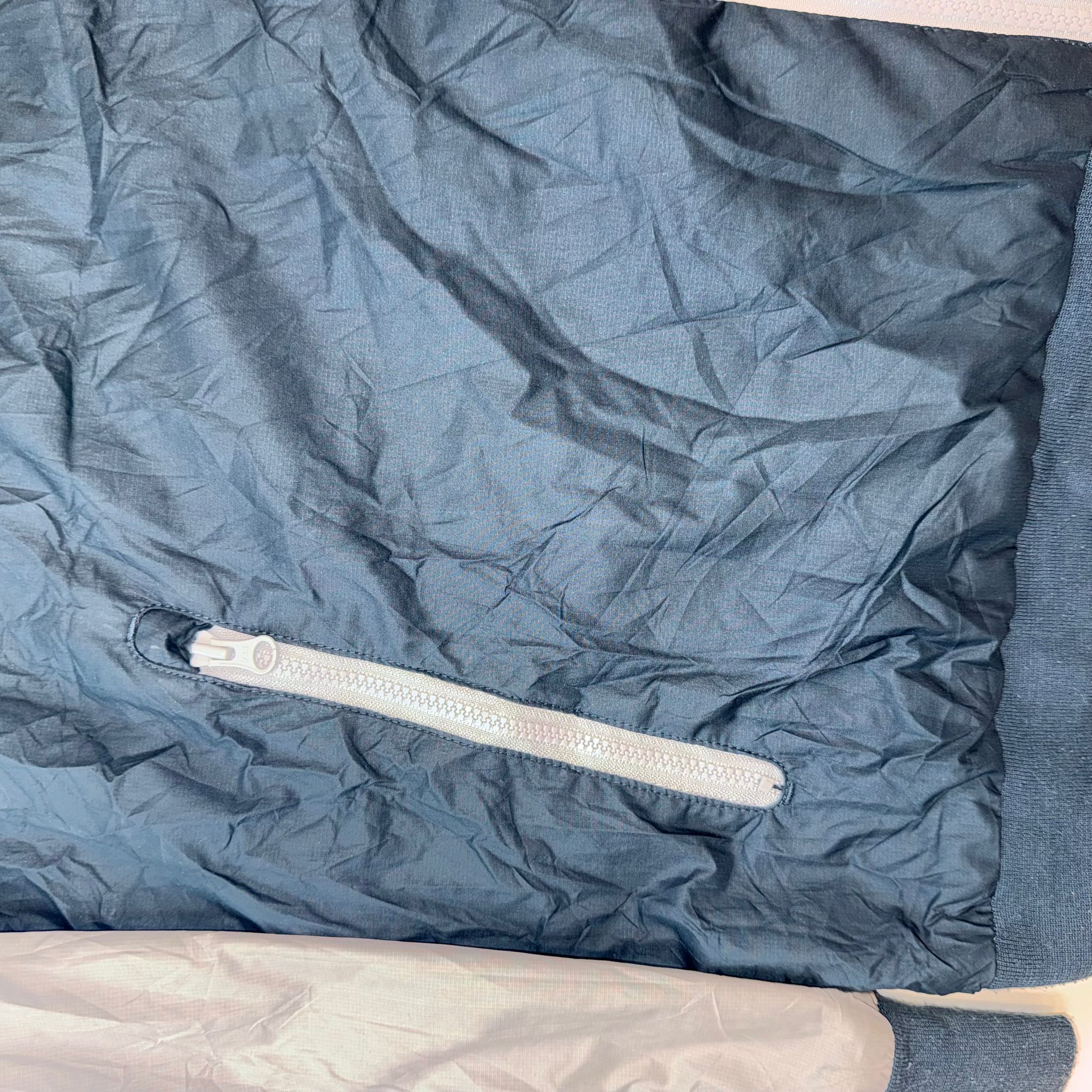 Nike Windrunner Jacket Hooded Windbreaker Grey Black