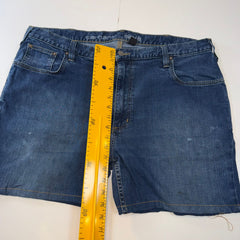 Carhartt Rugged Flex Denim Shorts Relaxed Fit Blue Workwear Carpenter Shorts W40