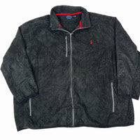 Polo Ralph Lauren Performance Fleece Jacket Black Full Zip Mens Size 4XB