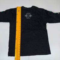 Harley-Davidson Long Sleeve T-Shirt Christmas Holly Graphic Black Size S